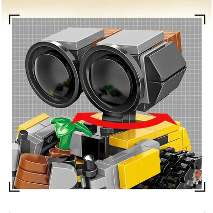 Mini Robot de Bloques Coleccionable WALL-E